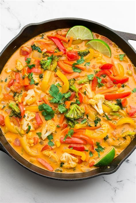 Vegan Thai Red Curry - Nora Cooks