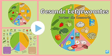 Gesonde Eetgewoontes Sorteer PowerPoint - Graad R - Twinkl