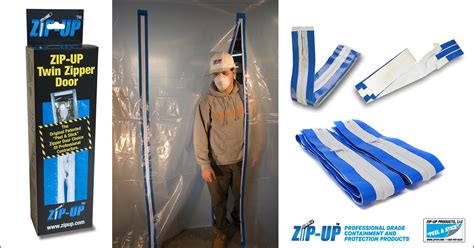 Patented Twin Zipper Door and Custom Length Zipper by Zip-Up Products