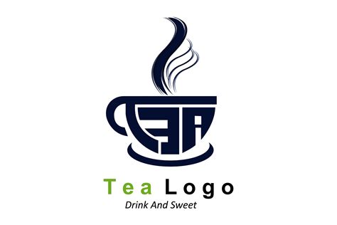 Tea Logo Design, Vector Drink Graphic by AR Graphic · Creative Fabrica