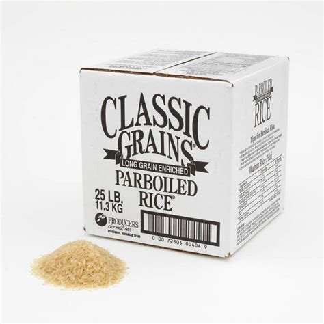 Producers Rice, Parboiled Long Grain White Rice, 25 lbs. (1 Count) - Walmart.com - Walmart.com