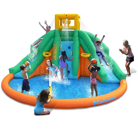Buy Magic Time - Twin Peak Water Park 14 Inflatable Water Slide Online at Lowest Price in India ...