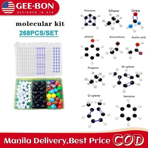 GEEBON 268pcs Molecular Structure Model Organic Chemistry Atom Student ...