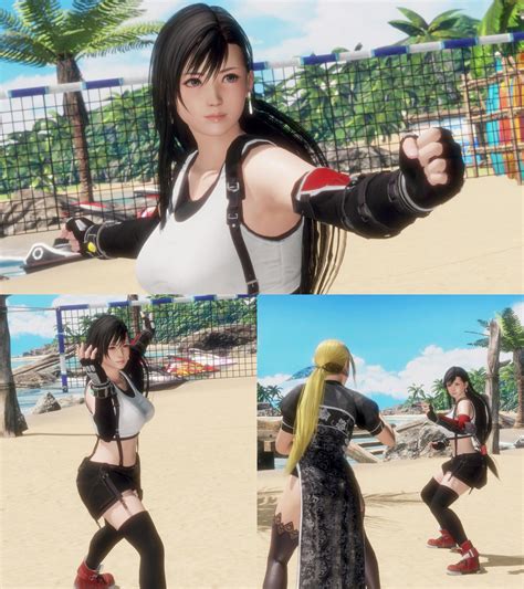 Dead or Alive 6 mod Kokoro as FFVIIR Tifa (Credit Monkeygigabuster) : r/FinalFantasy