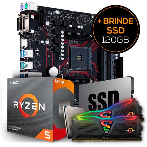 Kit Upgrade Asus B450M + Ryzen 5 3600XT + DDR4 16GB