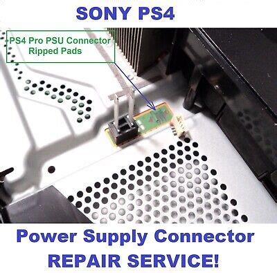 Fix Broken Sony PS4 PSU Power Supply Connector Torn/Ripped Pads Repair ...