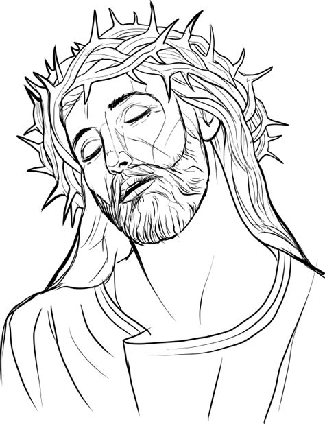 Jesus Crown Of Thorns Illustration - Openclipart