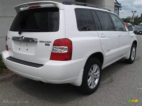 2006 Super White Toyota Highlander Hybrid Limited 4WD #10789528 Photo ...