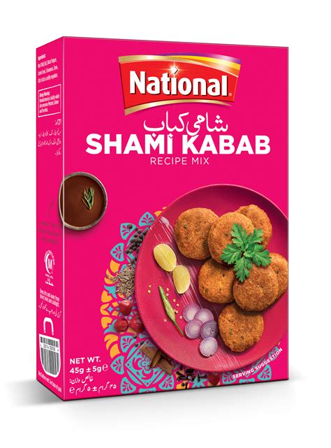 Carefully picked shami kabab recipe by National Foods