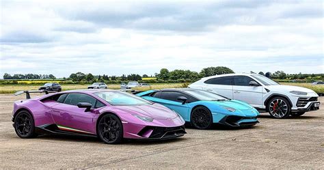 Sibling Rivalry Drag Race: Lambo Urus Vs Aventador Vs Huracan