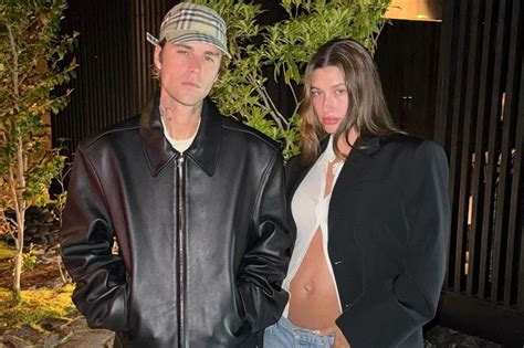 Pregnant Hailey Bieber Shows Off Bare Baby Bump in New Photos