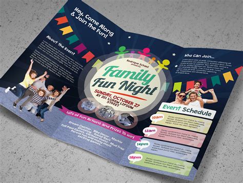 Family Fun Day Trifold Brochures ~ Brochure Templates on Creative Market