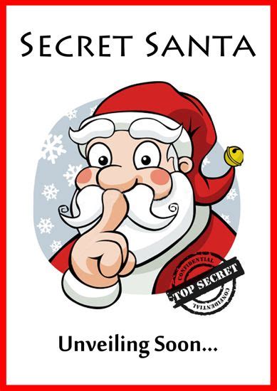 Secret Santa Cards Printable