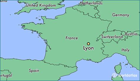 Where is Lyon, France? / Lyon, Rhone-Alpes Map - WorldAtlas.com