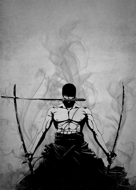 'Roronoa Zoro One Piece' Poster by Everything Anime | Displate | One piece wallpaper iphone, One ...