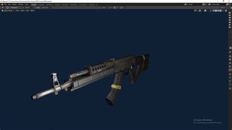 R6 M762 Assault Rifle model - TurboSquid 1728926