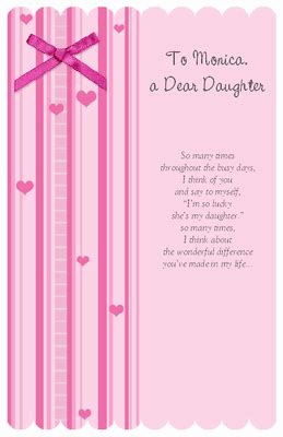 "To a Dear Daughter" | Valentine's Day Printable Card | Blue Mountain eCards