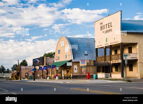 Main street of downtown Chama New Mexico Stock Photo - Alamy