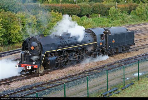 141 R 840 SNCF 141 R at verneuil l'etang, France by oleon jean marc | Steam trains, Train ...