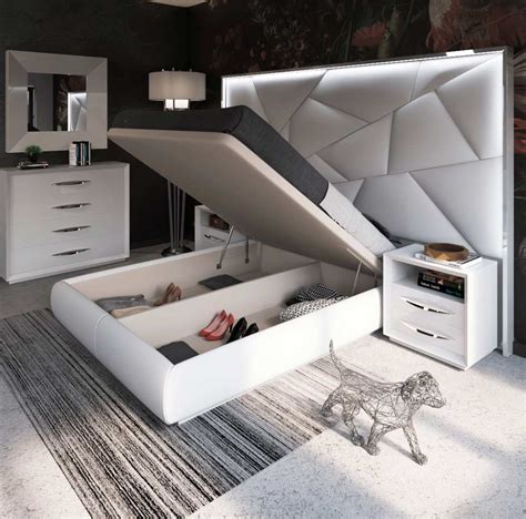 Modern Queen Storage bed EF Splendor | Contemporary Bedroom