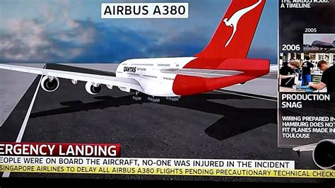 MUST SEE!!! Qantas QF32 Emergency Landing Engine Failure Airbus A380 HD ...