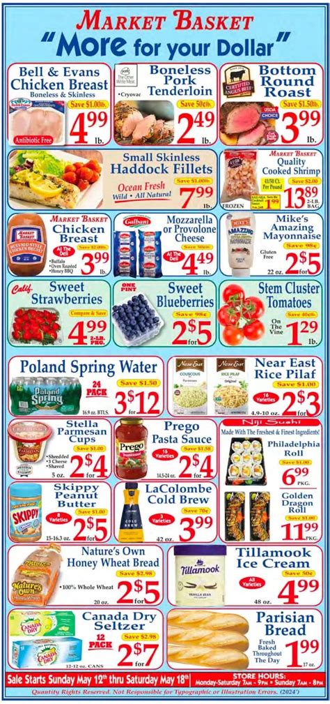 Market Basket Flyer (5/26/24) Demoulas Weekly Circular