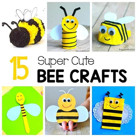 15 Bee Crafts for Kids - Buggy and Buddy