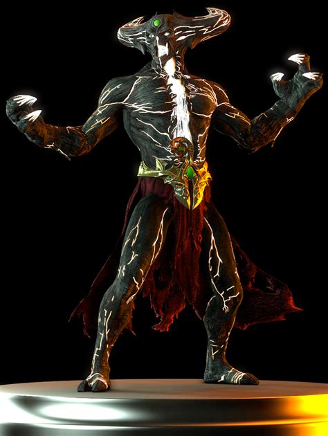 Corrupted Shinnok by Yare-Yare-Dong on DeviantArt