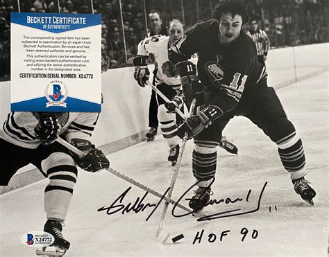 Gilbert Perreault Autographed Memorabilia | Signed Photo, Jersey, Collectibles & Merchandise