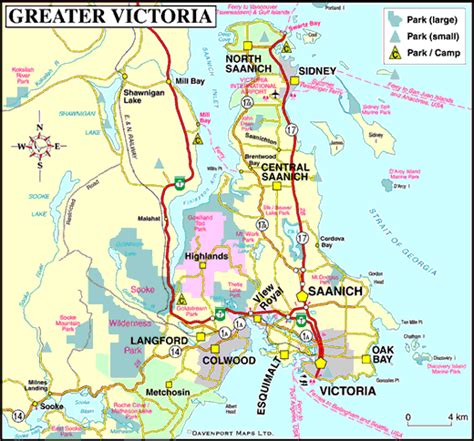 Map of Greater Victoria – Vancouver Island News, Events, Travel ...