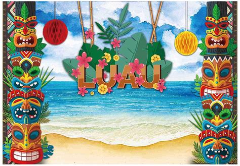 Hawaiian Luau Party Background