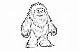 Yeti Coloring Page For Adults Graphic By Forhadx5 · Creative Fabrica sketch template