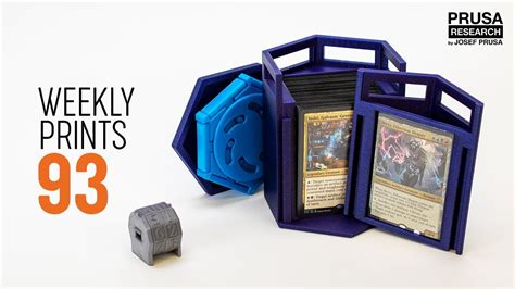 Weekly 3D prints #93 Magic the Gathering Commander deck box - YouTube