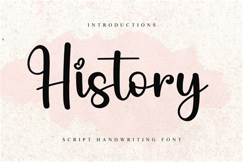 History Font by Bintang Studio · Creative Fabrica