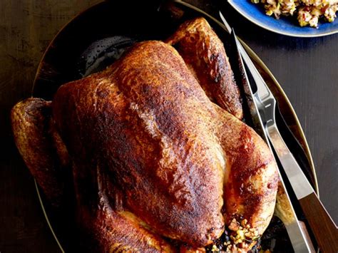 Roasted Capon with Quinoa-Olive Stuffing Recipe | Food Network Kitchen | Food Network