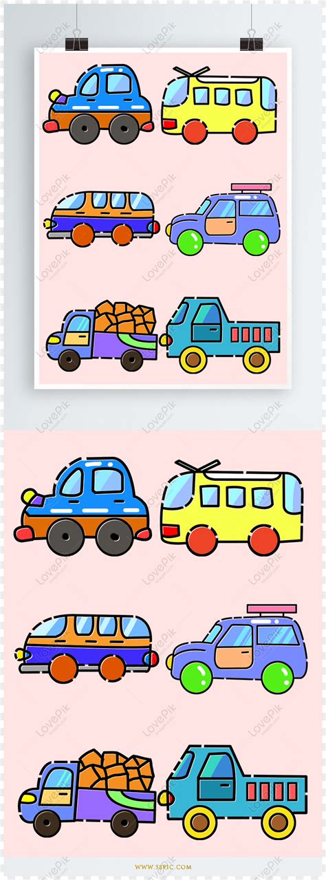 Gambar Mobil Kartun Lucu, Berbagai Truk PNG Download Gratis - Lovepik