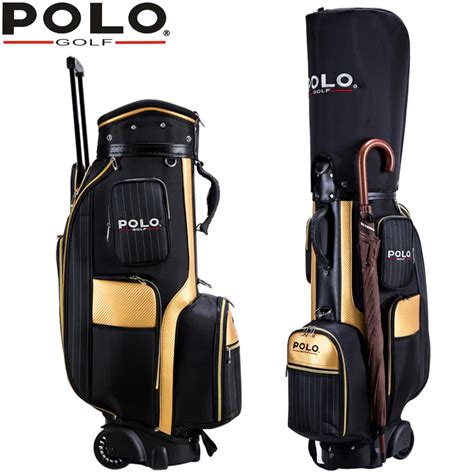 Aliexpress.com : Buy Famous Brand Golf Travel Wheels Standard Stand Caddy Bag Complete Golf Set ...