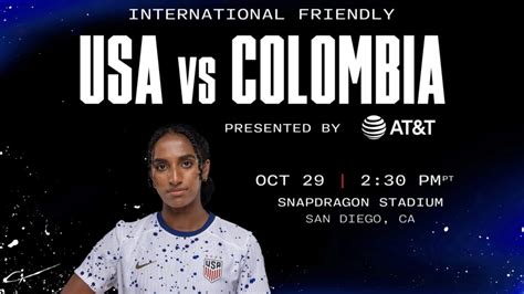 USWNT to play friendly match against Colombia at Snapdragon Stadium ...