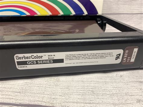 Gerber Edge Brown Foil GCS-19 Gerber Edge Printer Edge 2 Gerber Color ...