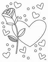 Heart Coloring Pages  25 FREE PrintaBulk sketch template