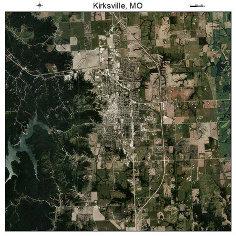 Aerial Photography Map of Kirksville, MO Missouri