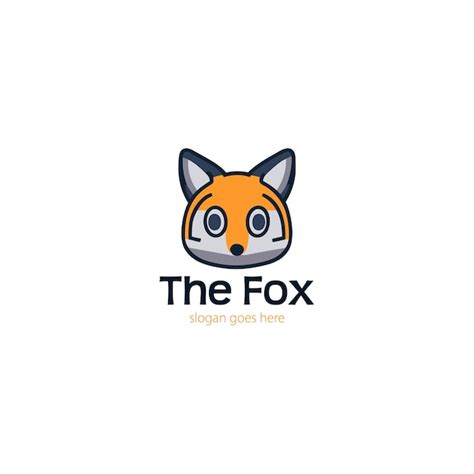 Premium Vector | The fox vector logo