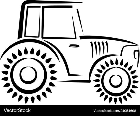 Tractor logo Royalty Free Vector Image - VectorStock