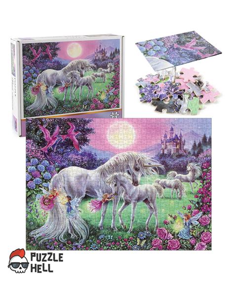 Pink Unicorn Jigsaw Puzzle (1000 Pcs) - Puzzle Hell™