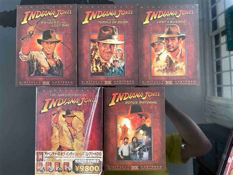 Original Indiana Jones DVD Collection Box Set, Hobbies & Toys, Music ...