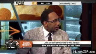 Stephen A Smith: "STAY OFF THE WEED" Collections on Make a GIF