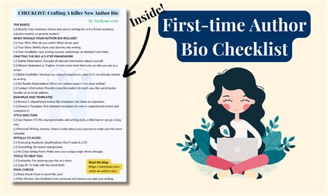 Write Your First Author Bio: 25 Examples, 3 Templates + Checklist