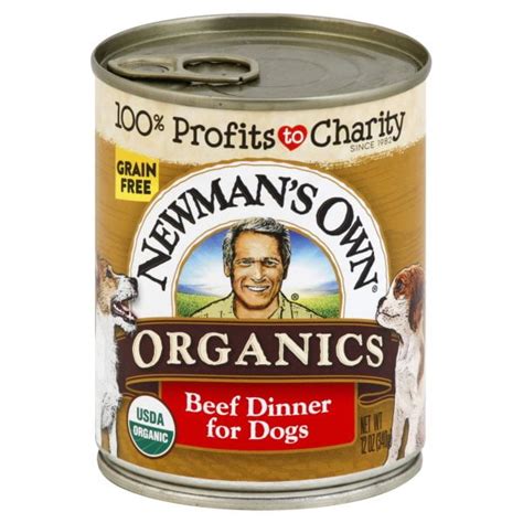 Newman's Own Organic Beef Dinner Wet Dog Food Case of 12, 12 oz - Walmart.com - Walmart.com