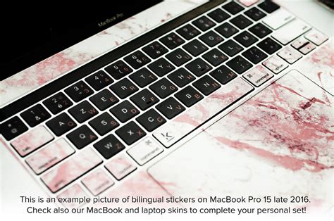 French Bilingual Keyboard Sticker for Mac and PC | Keyshorts