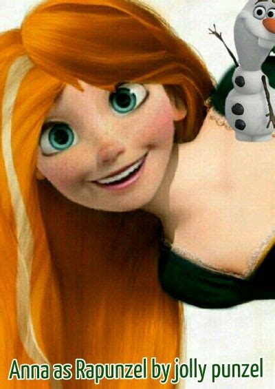 Anna as rapunzel by jolly punzel | ~The Shipping Sisters~ | Disney girls, Disney, Rapunzel